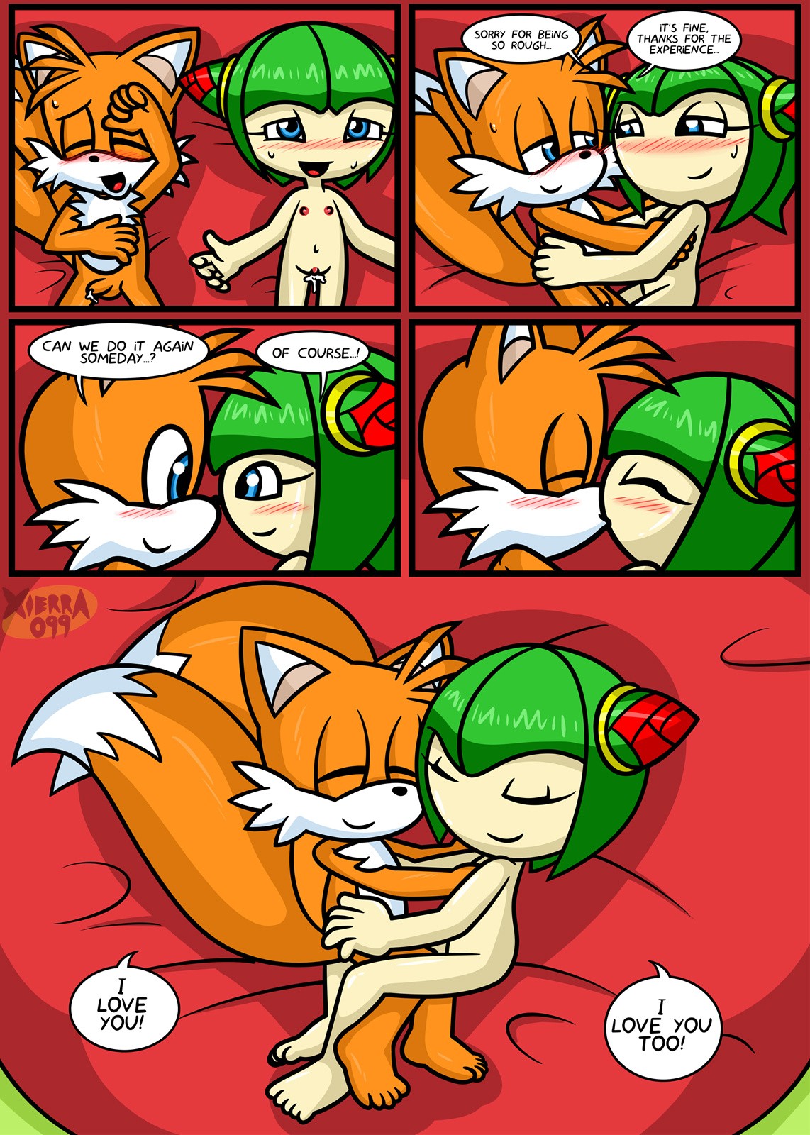 Tails & Cosmo's First Time porn comic picture 11