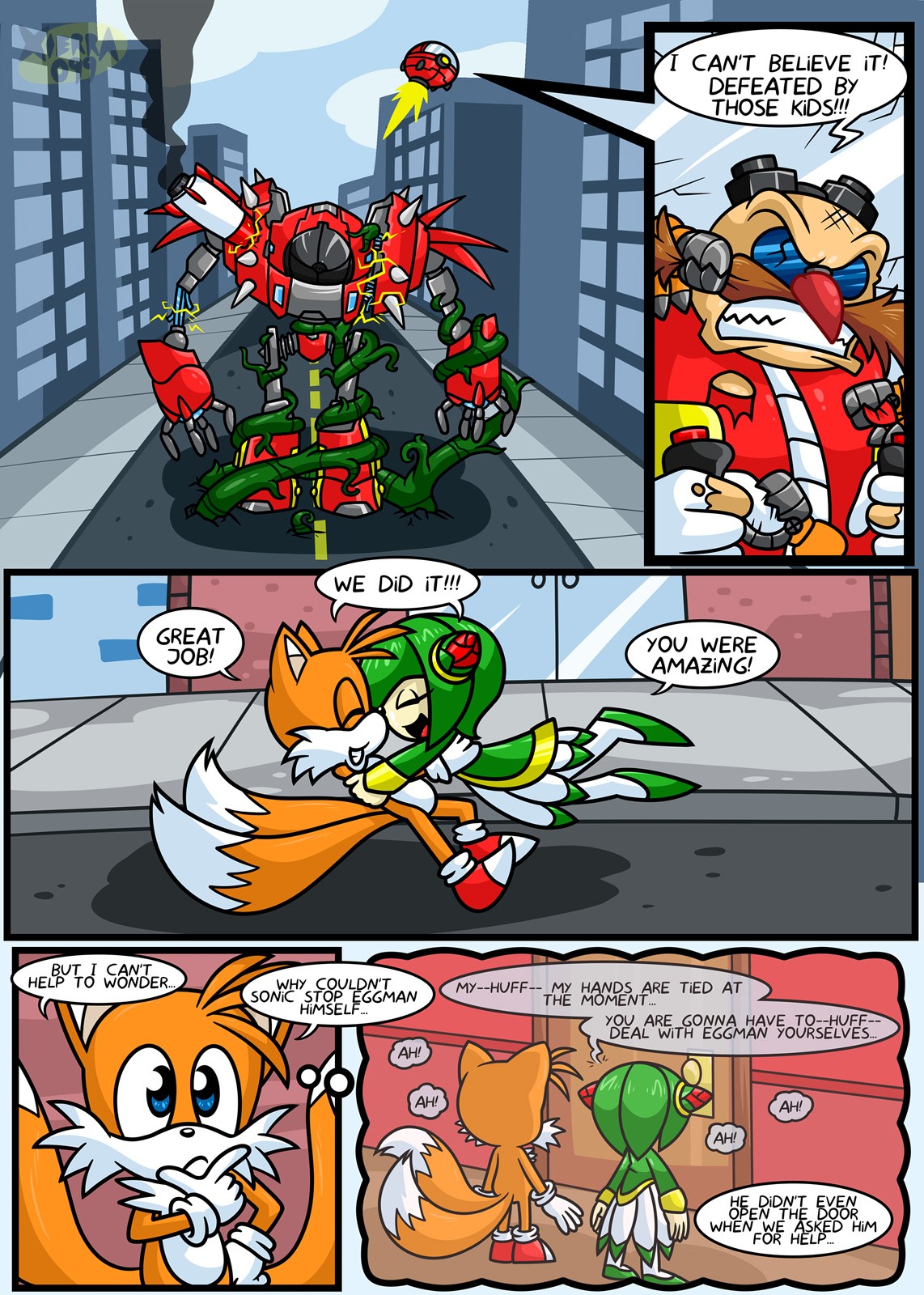 Tails & Cosmo's First Time porn comic picture 2