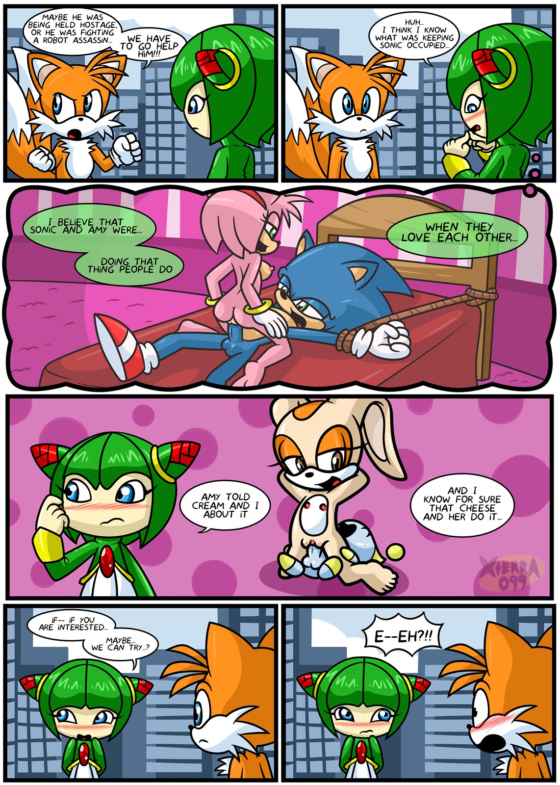 Tails & Cosmo's First Time porn comic picture 3