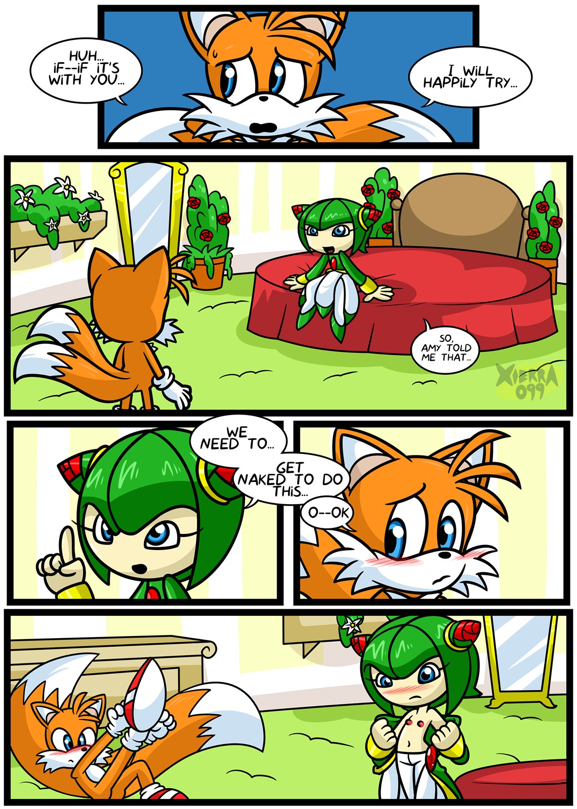 Tails & Cosmo's First Time porn comic picture 4