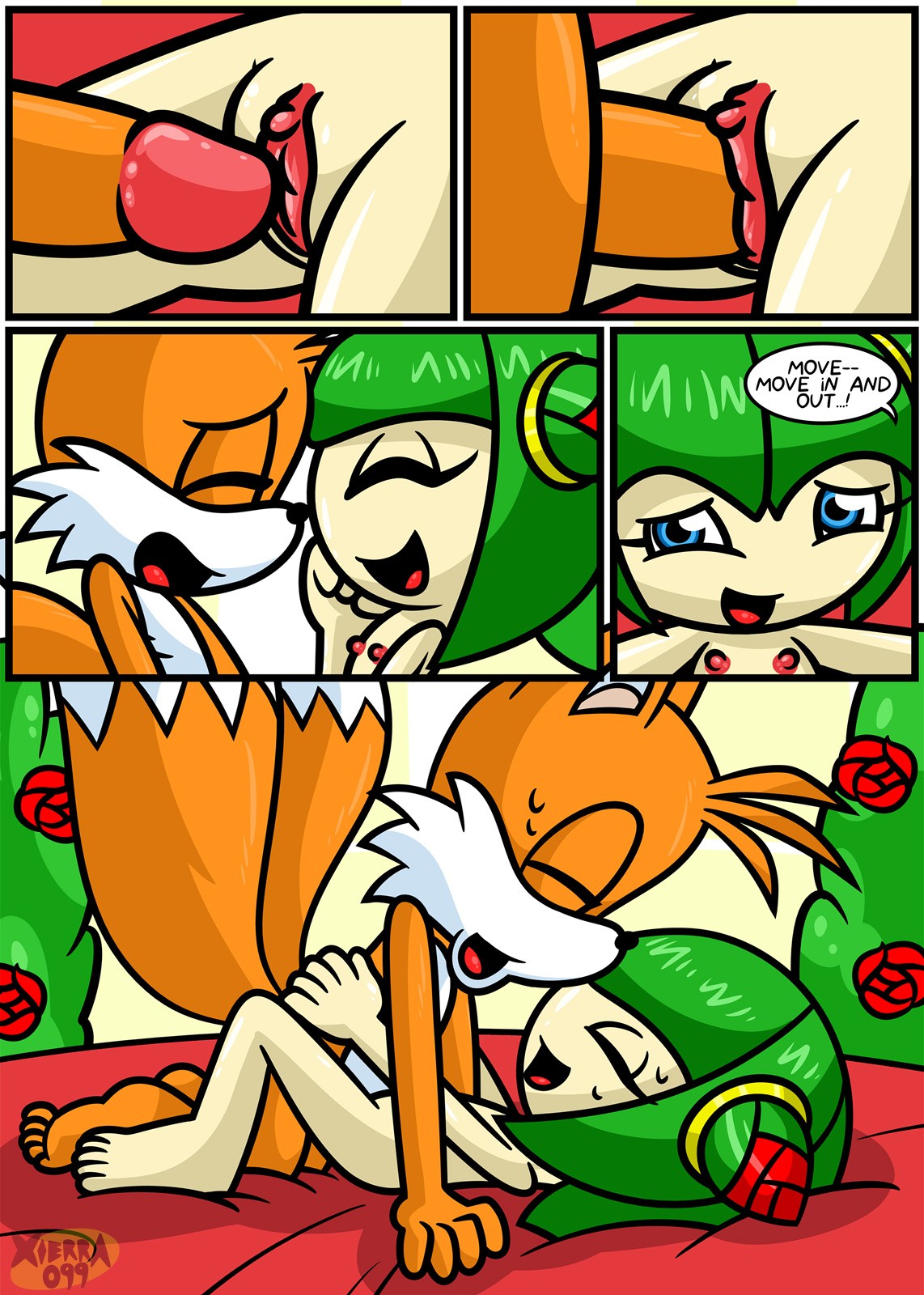 Tails & Cosmo's First Time porn comic picture 6