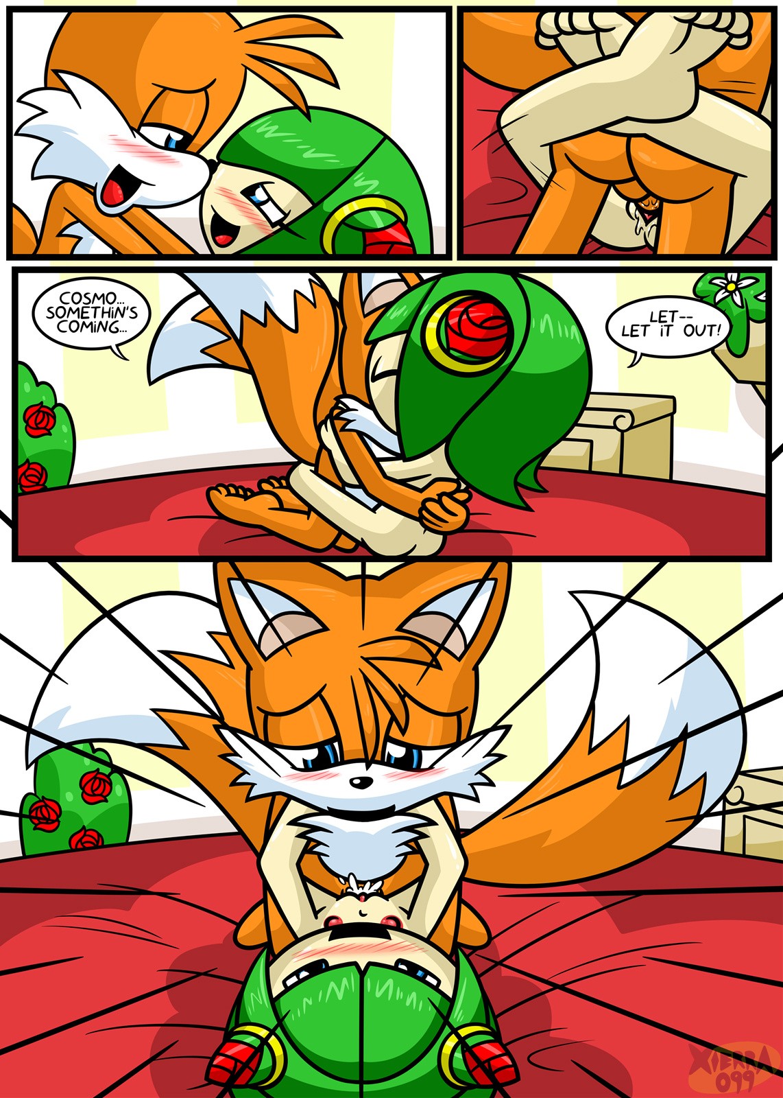 Tails & Cosmo's First Time porn comic picture 7