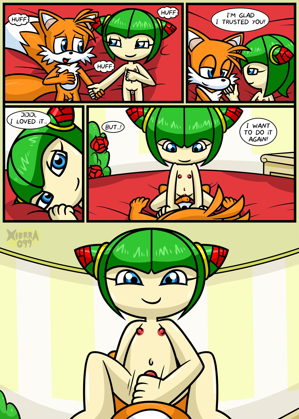 Tails & Cosmo's First Time porn comic picture 8