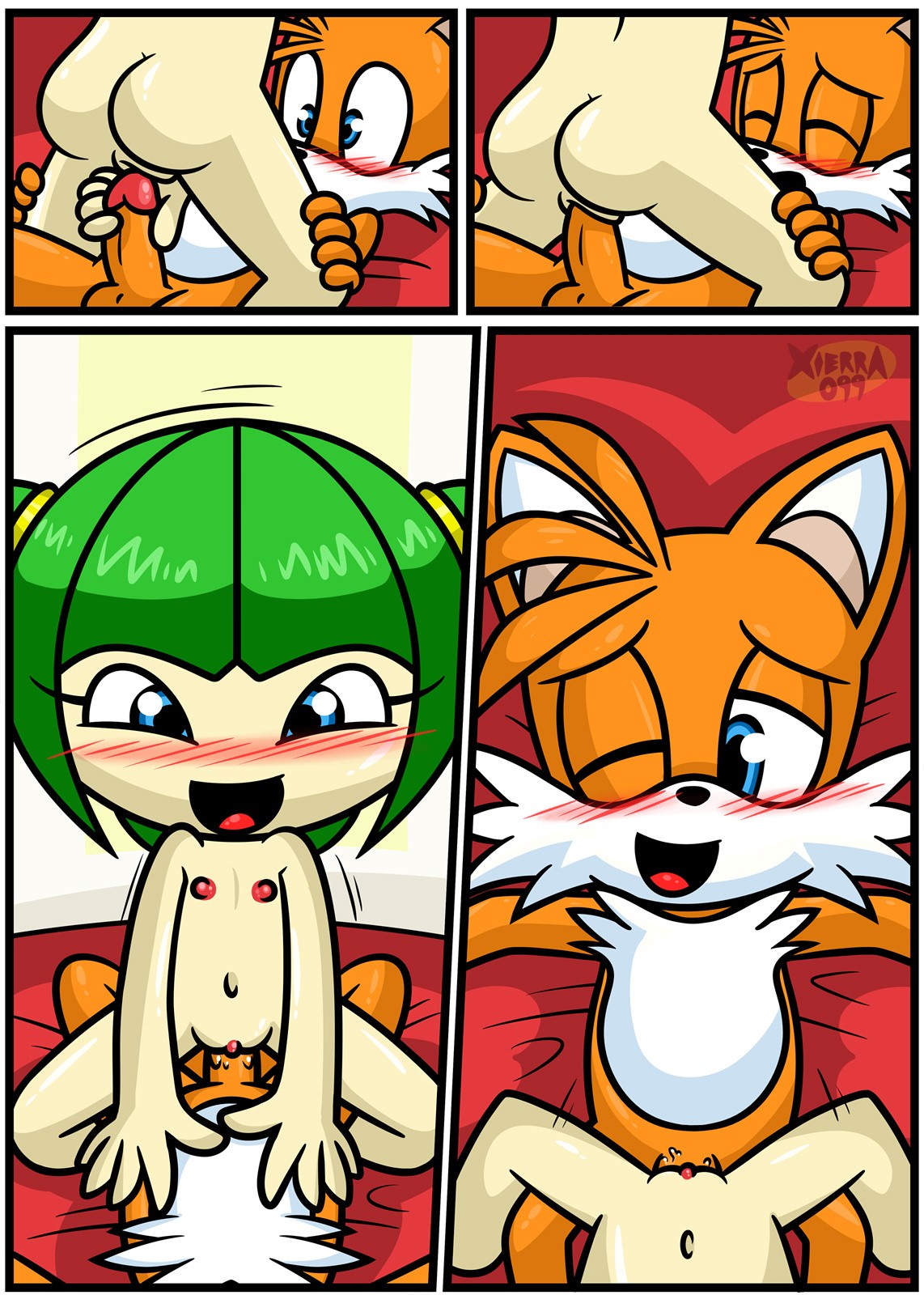 Tails & Cosmo's First Time porn comic picture 9