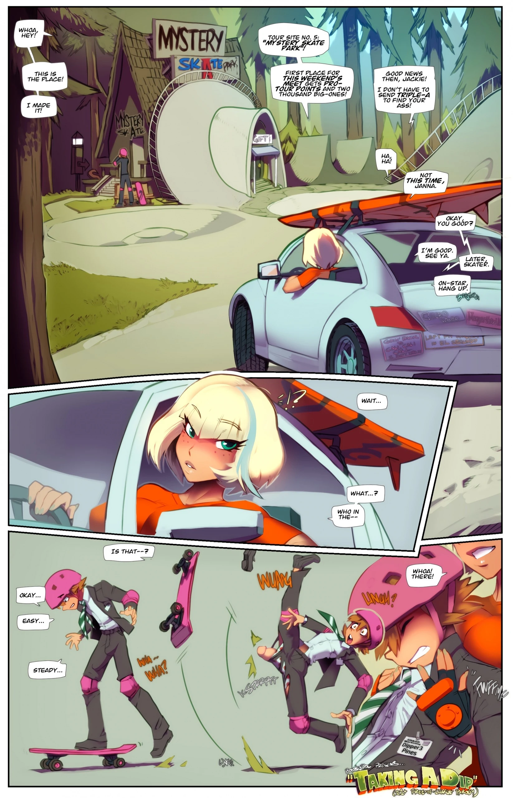 Taking a Dip porn comic picture 1