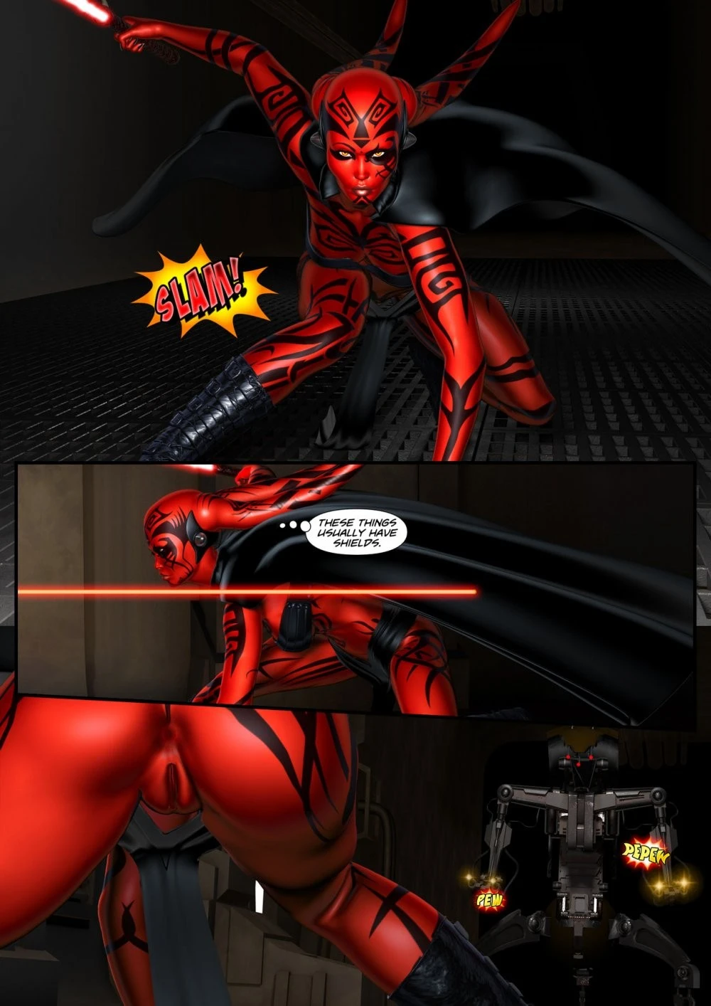 Talon X 2 porn comic picture 16