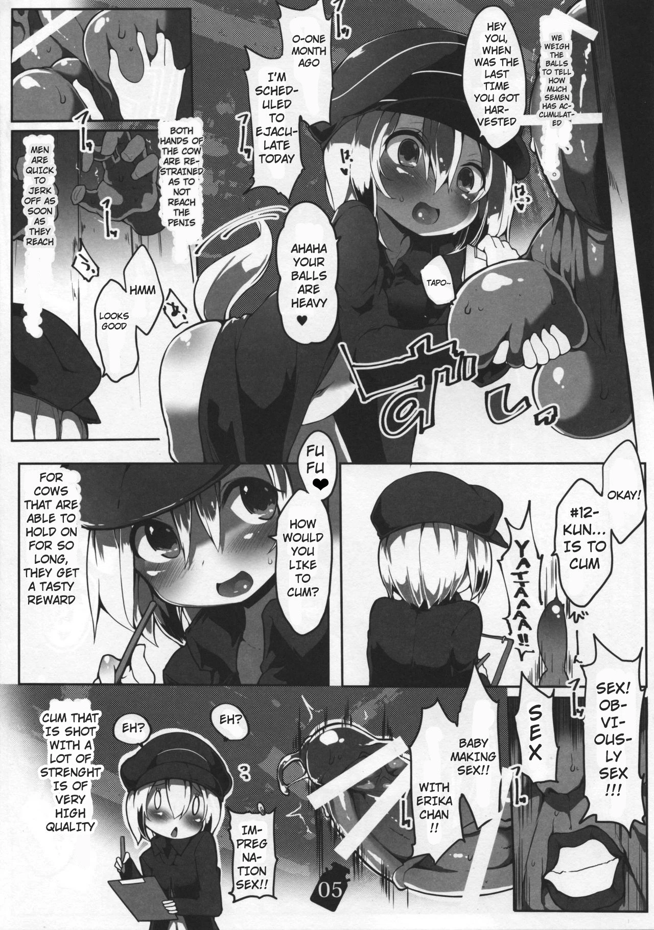 Tanoshii Seieki Bokujou - Hanshoku Hen hentai manga picture 6
