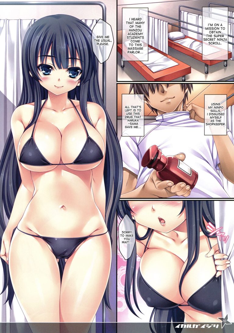Teasing Kagura hentai manga picture 9