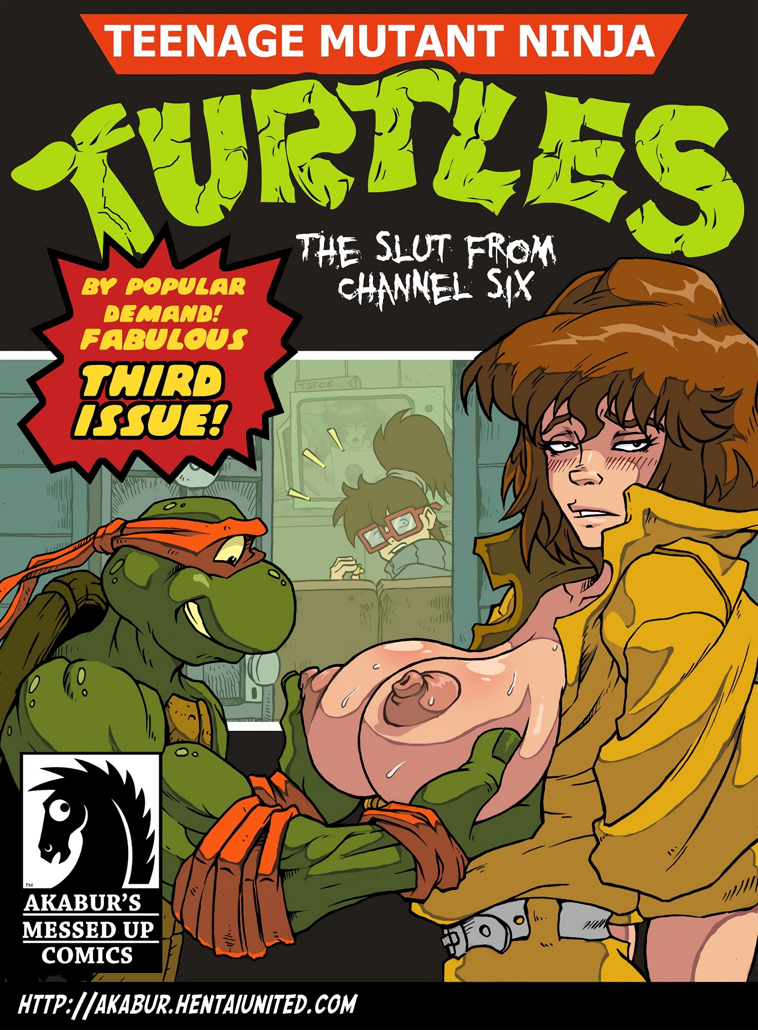 Teenage Mutant Ninja Turtles: The Slut From Channel porn comic picture 1