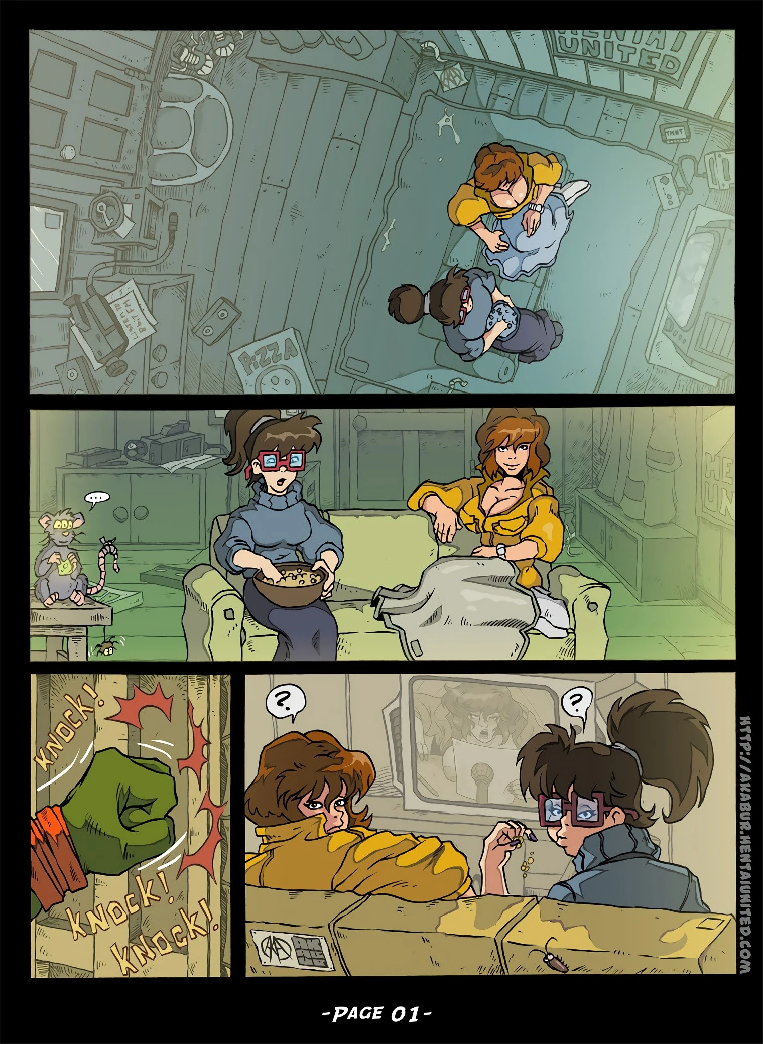 Teenage Mutant Ninja Turtles: The Slut From Channel porn comic picture 2