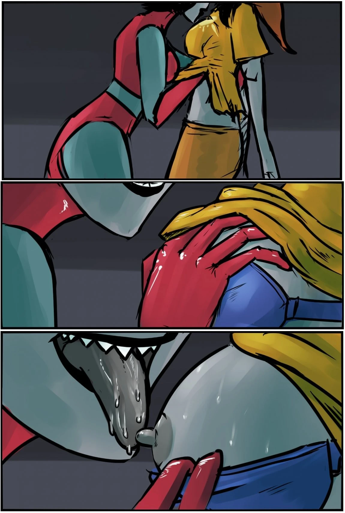 Terezi/Vriska porn comic picture 4