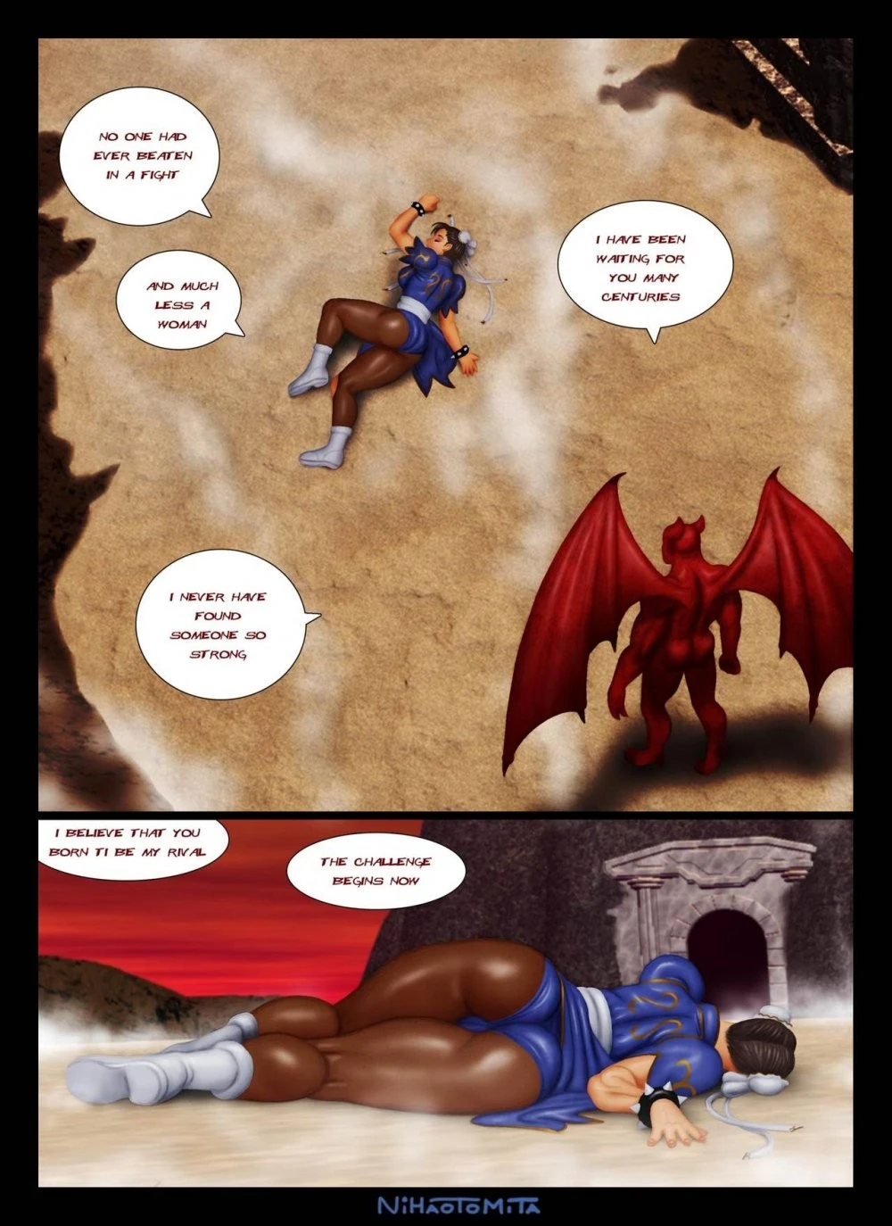 The 5 tests of Chun Li porn comic picture 8