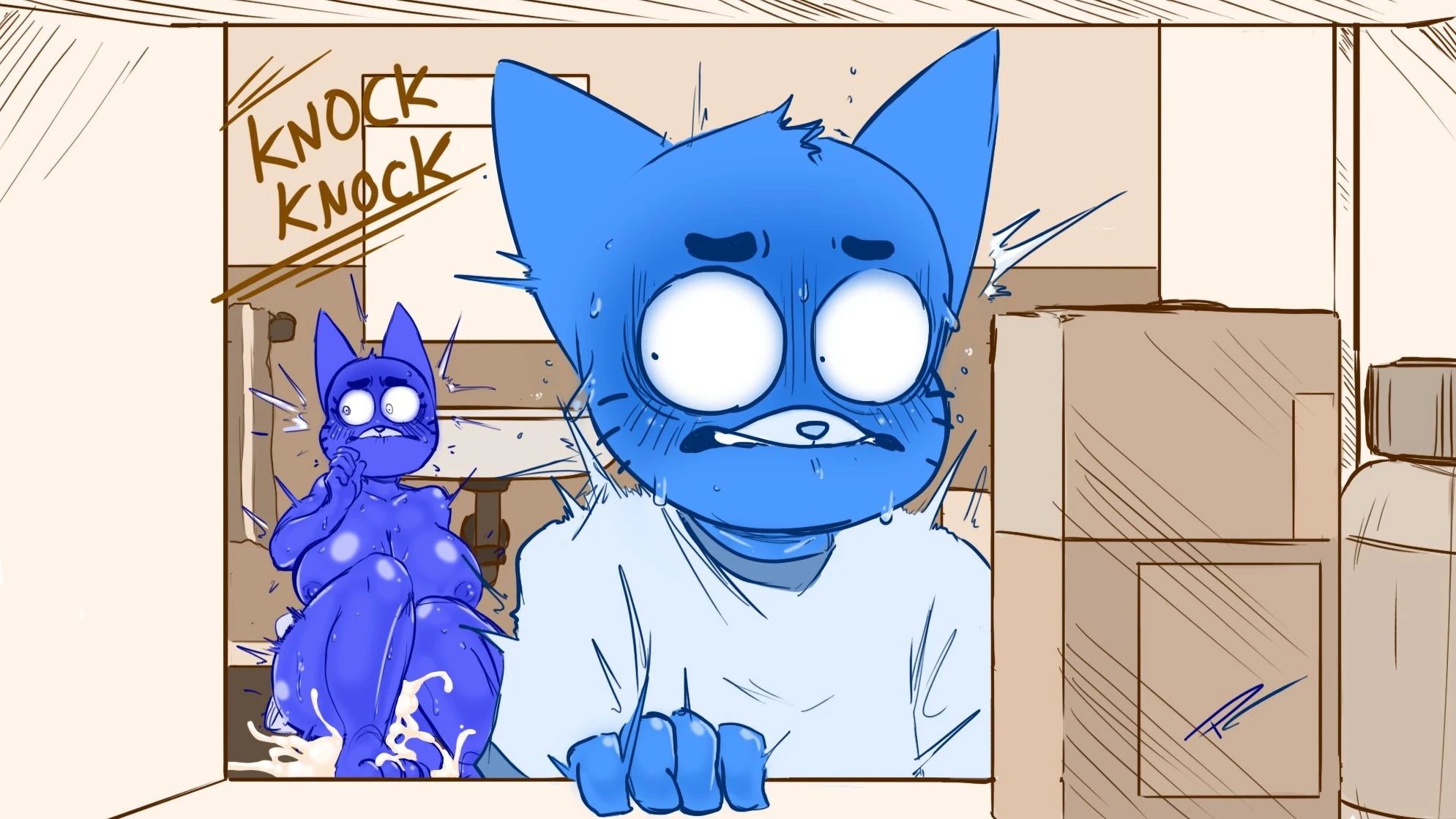 The Amazing Drain of Cumballs porn comic picture 22