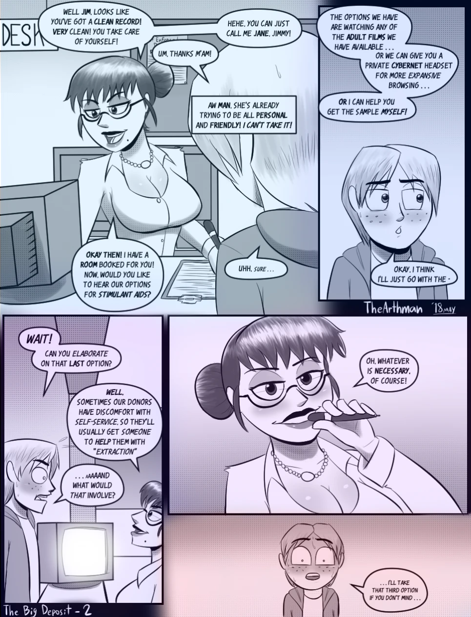 The Big Deposit porn comic picture 3
