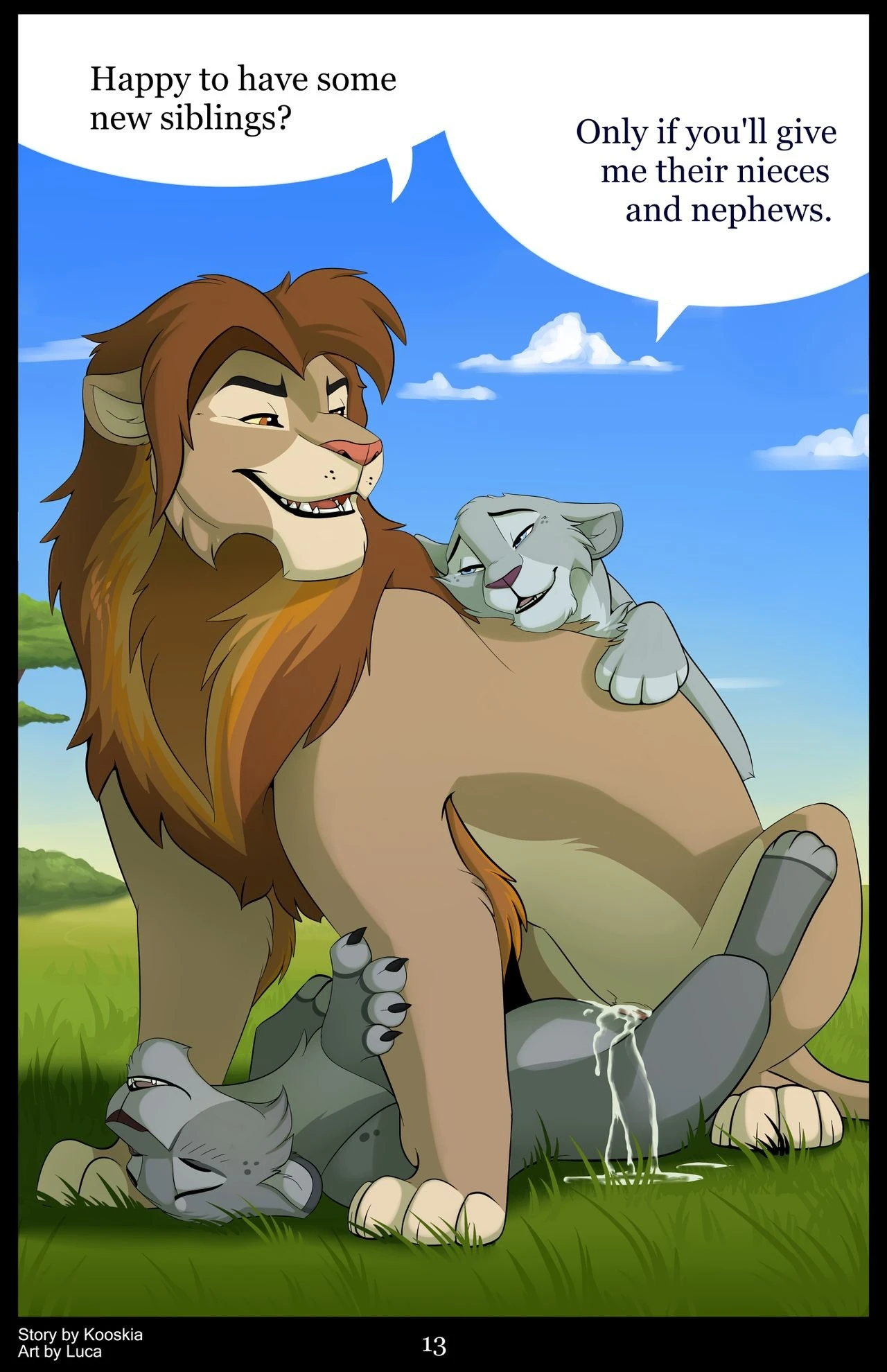 The Blessing of a Pride porn comic picture 13