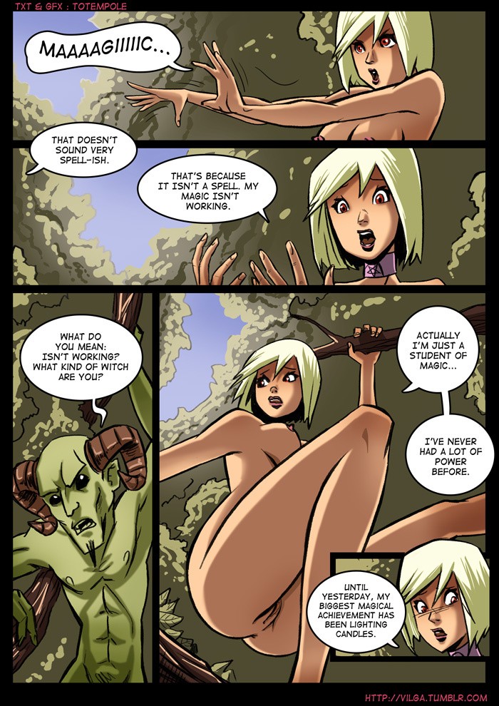 The Cummoner 02: Witch Morwena porn comic picture 3