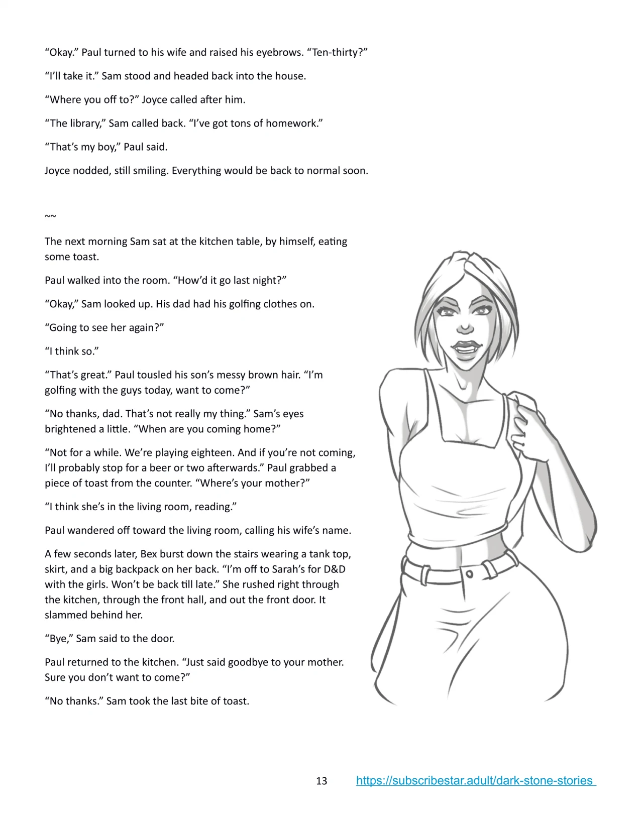 The Dark Stone Chapter 2 porn comic picture 13