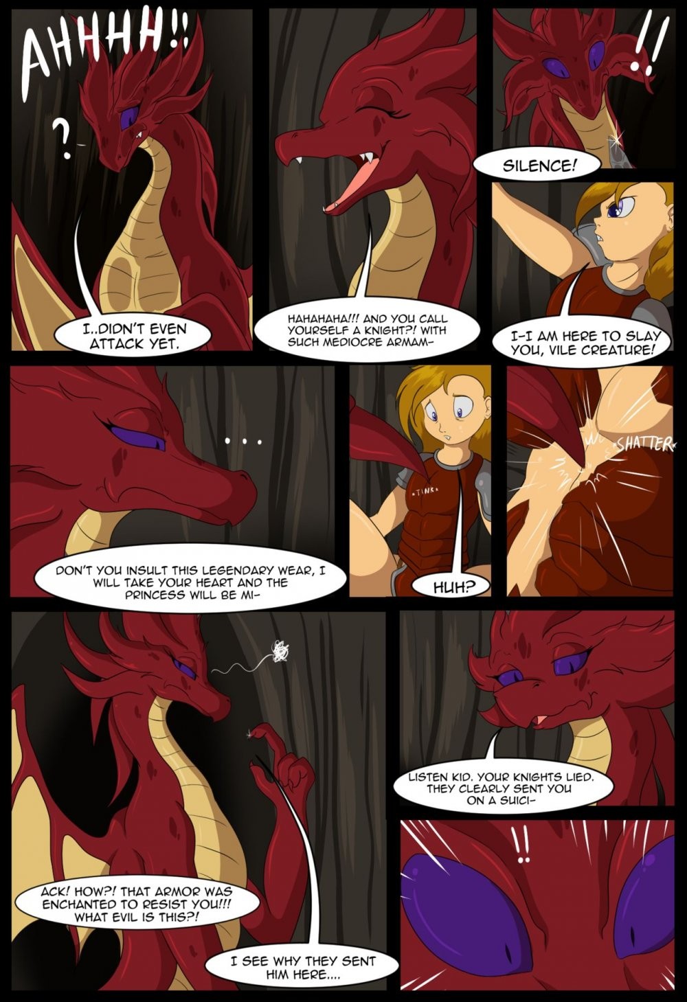 The Dragon Knight. Trial By Sword porn comic picture 5