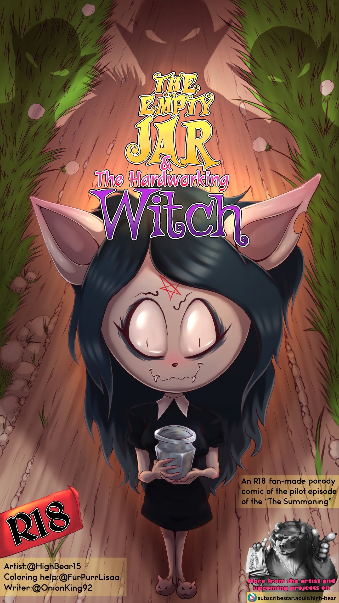 The Empty Jar And The Hardworking Witch porn comic picture 1
