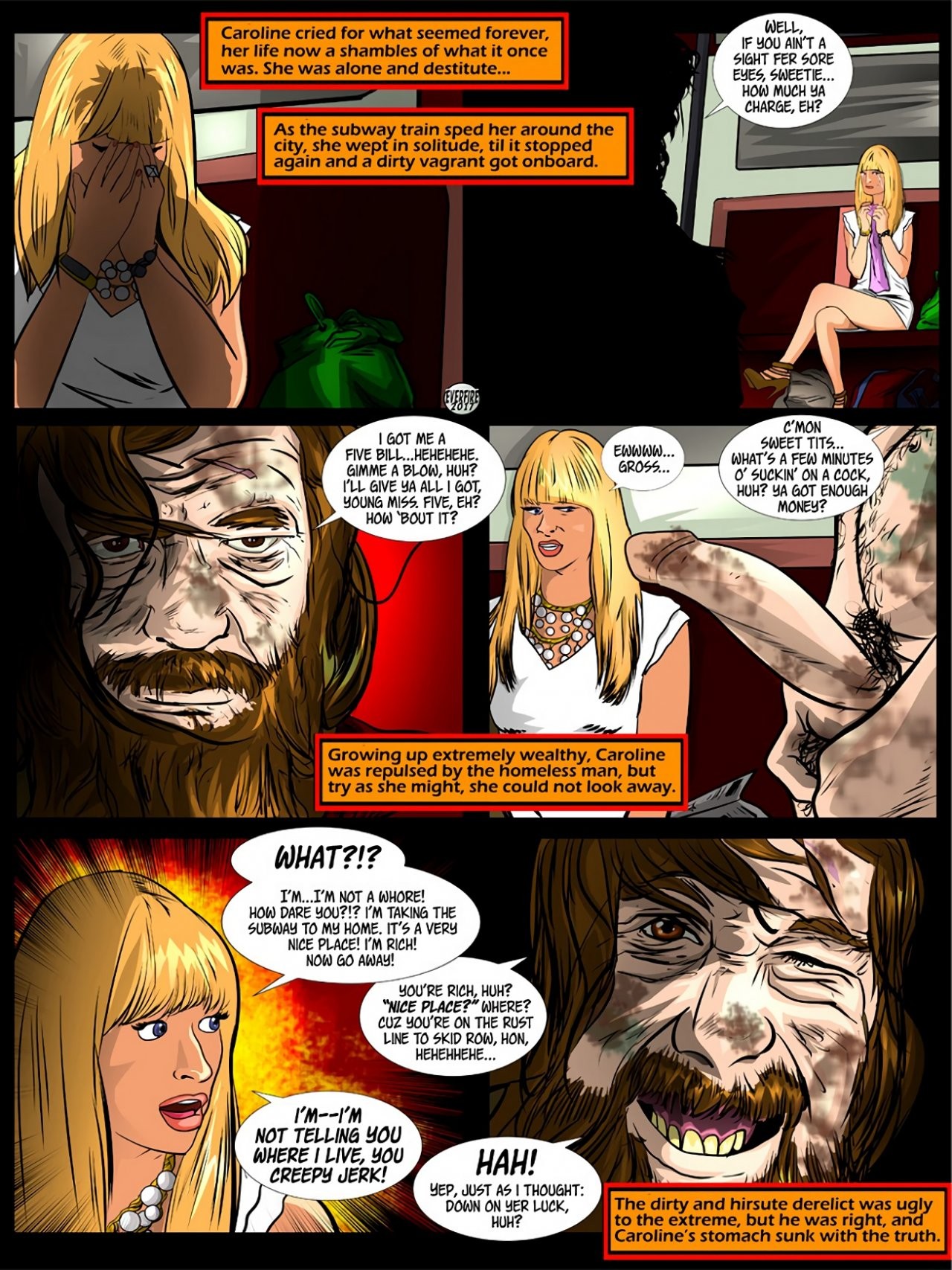 The Homeless Adventures of Caroline Channing porn comic picture 3