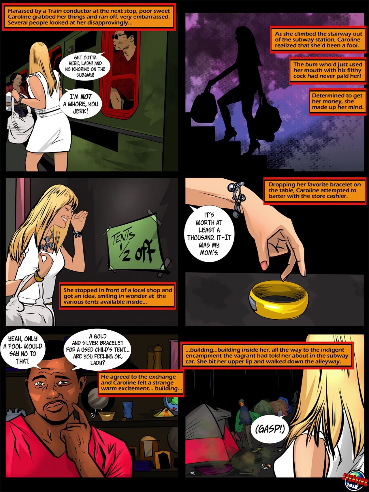 The Homeless Adventures of Caroline Channing porn comic picture 8