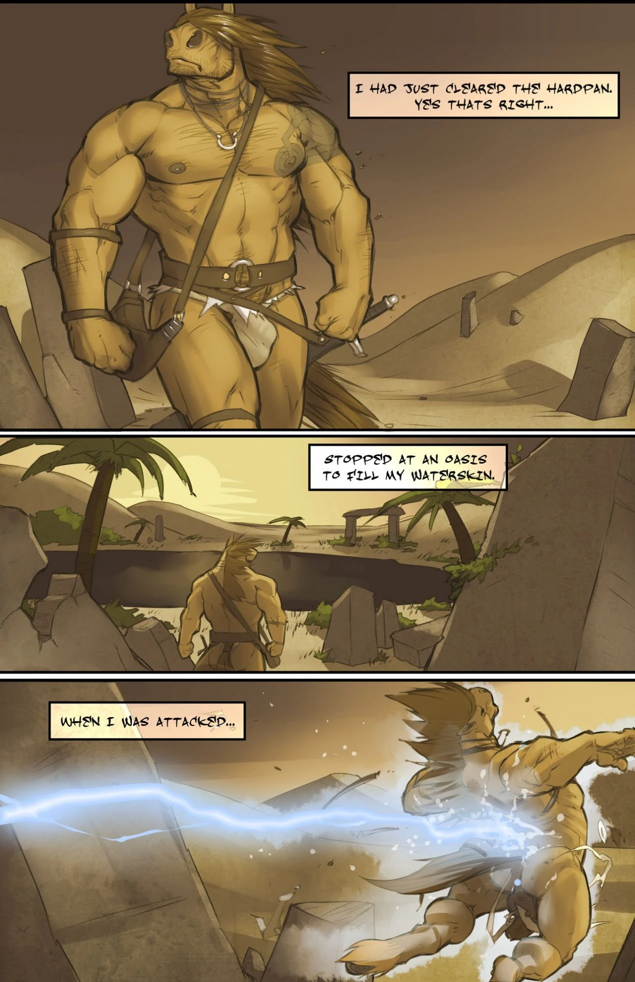 The Horse With No Name porn comic picture 2