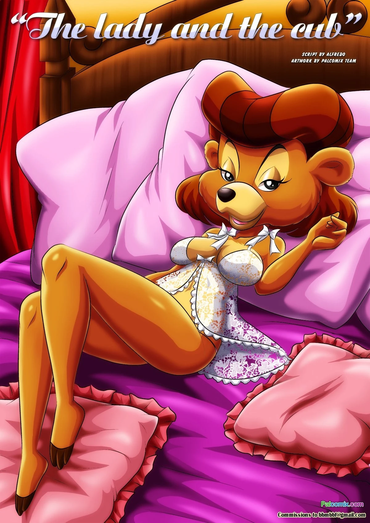 The lady and the cub porn comic picture 1