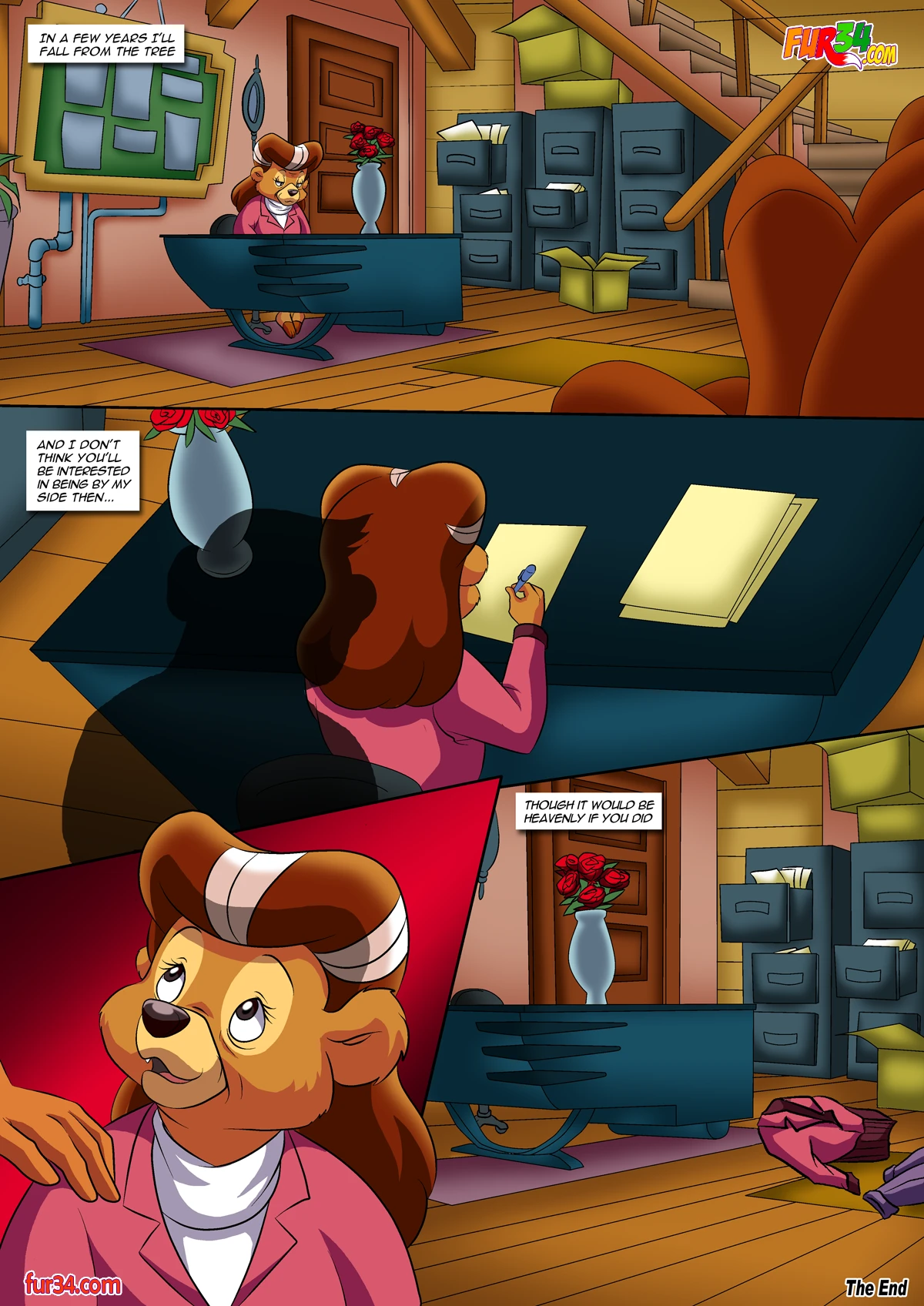 The lady and the cub porn comic picture 20