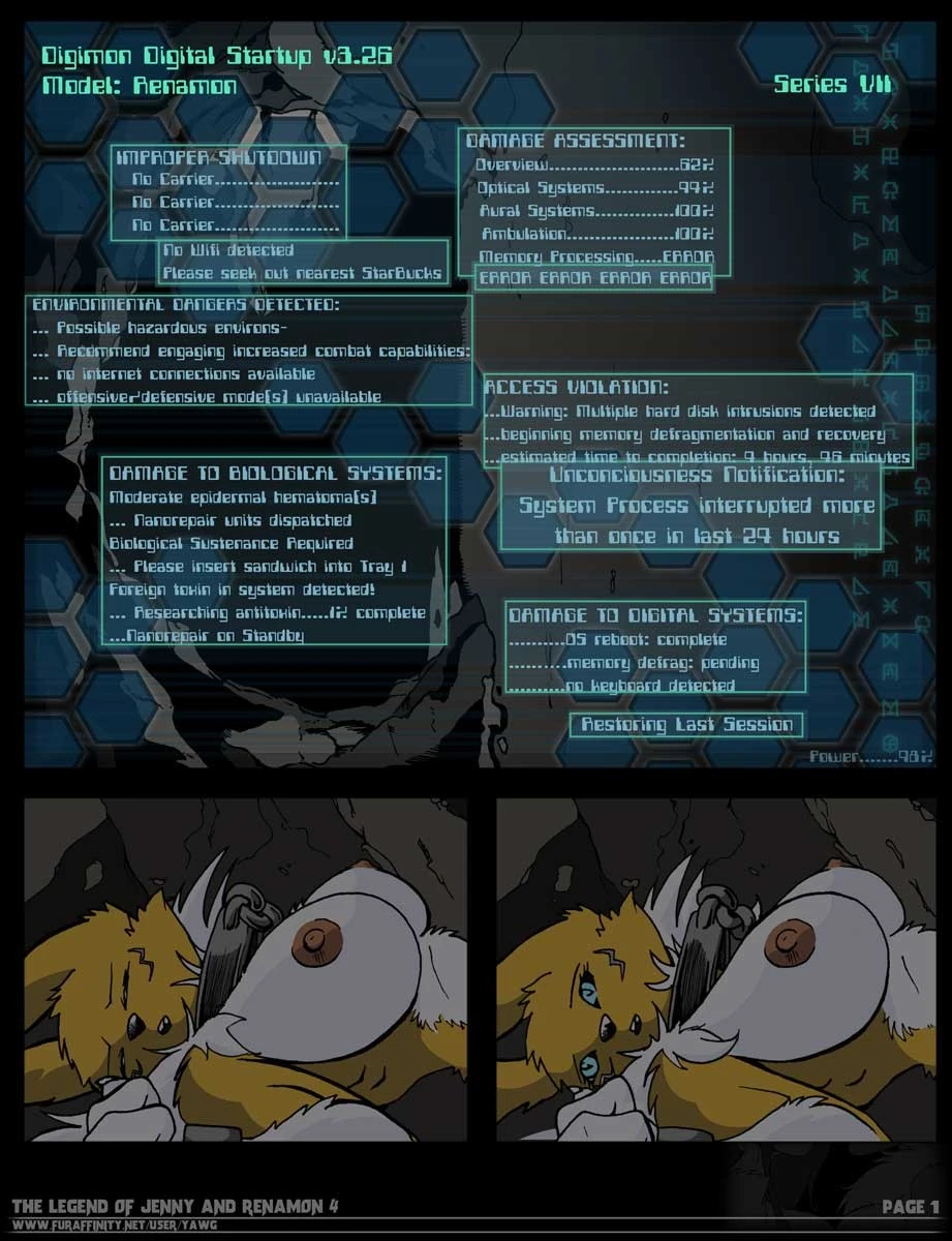 The Legend Of Jenny And Renamon 4 porn comic picture 3