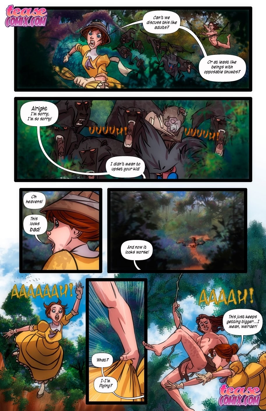 The Legend of the White Ape and the Snake porn comic picture 2