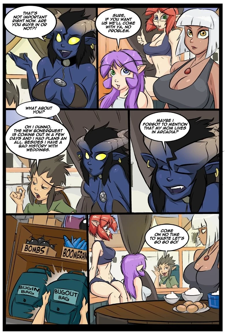 The Party 5 porn comic picture 6