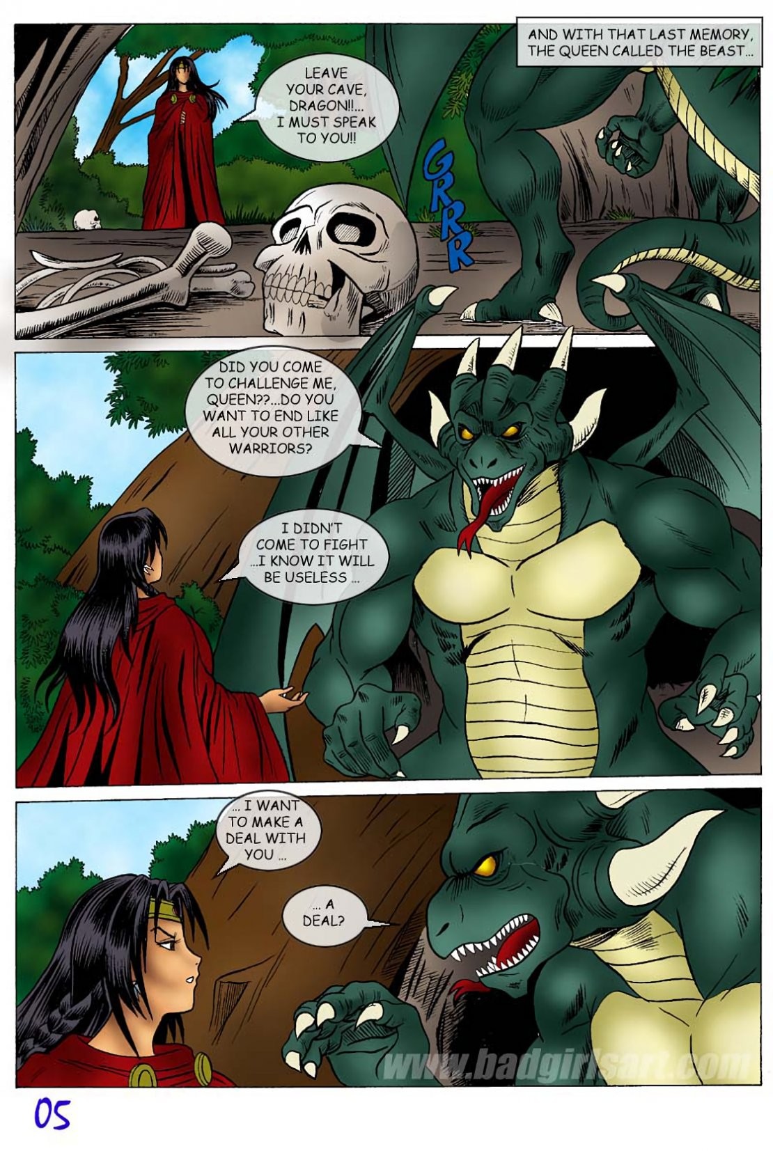 The Queen and the Dragon porn comic picture 6