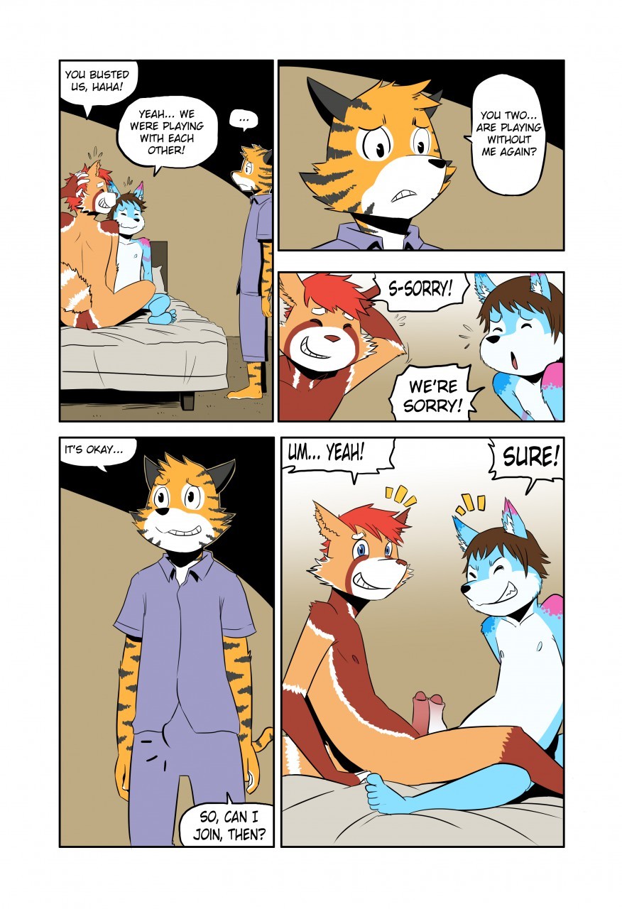 The Sleep Over porn comic picture 2