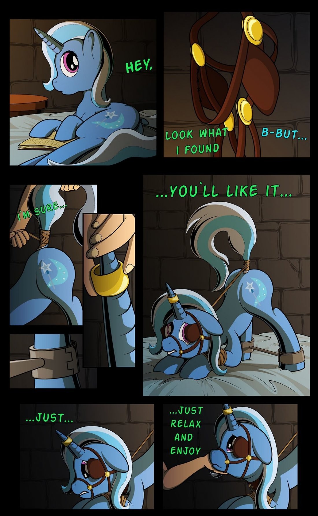 The weak and powerless trixie porn comic picture 1