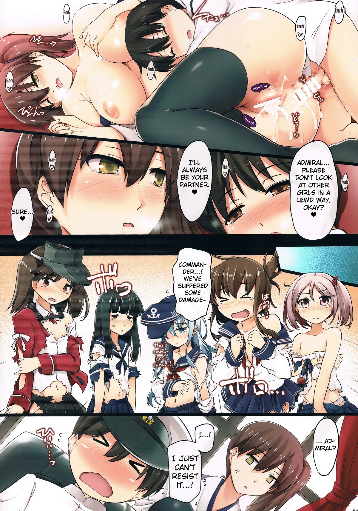 The Work of an Aircraft Carrier Wife hentai manga picture 23