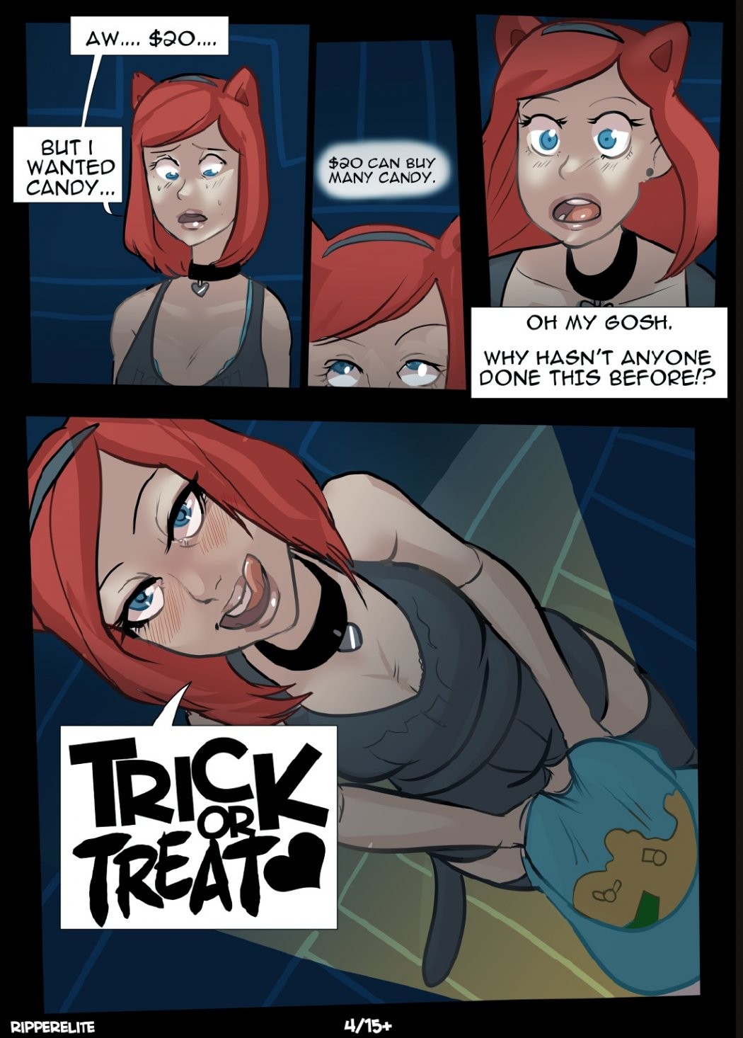 Trick or Treat porn comic picture 6