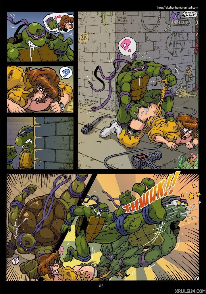 Turtles porn comic picture 6