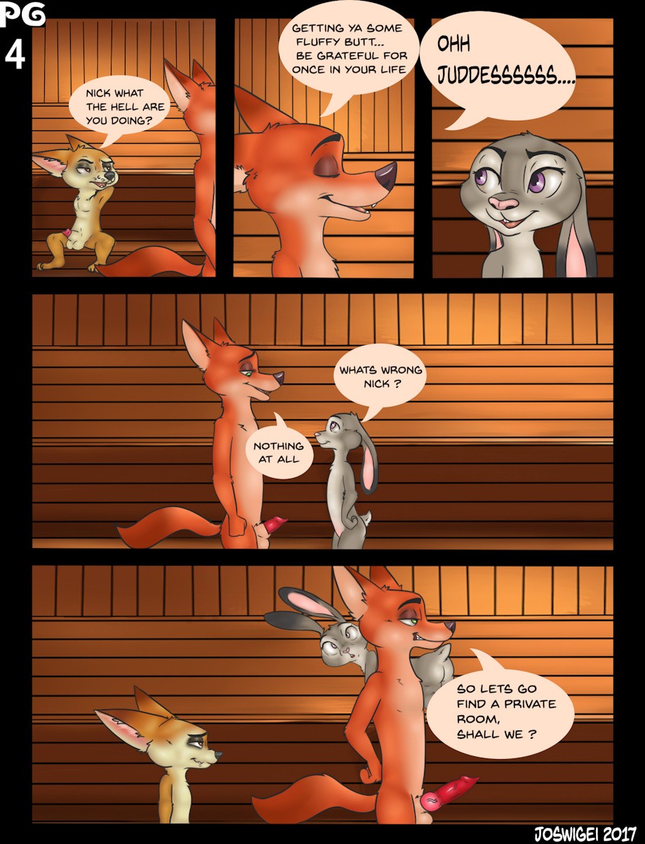 Two foxes one bun porn comic picture 4