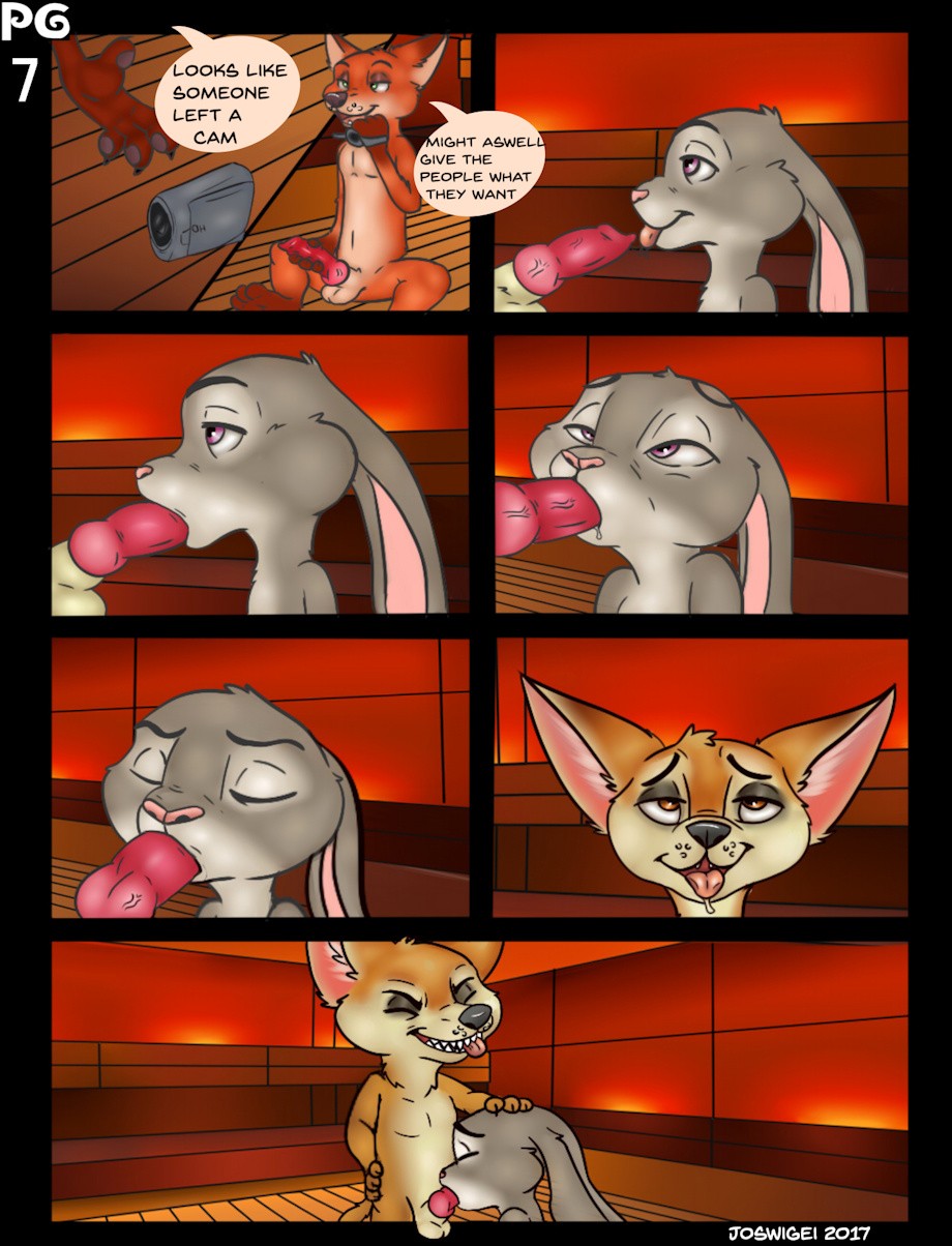 Two foxes one bun porn comic picture 7