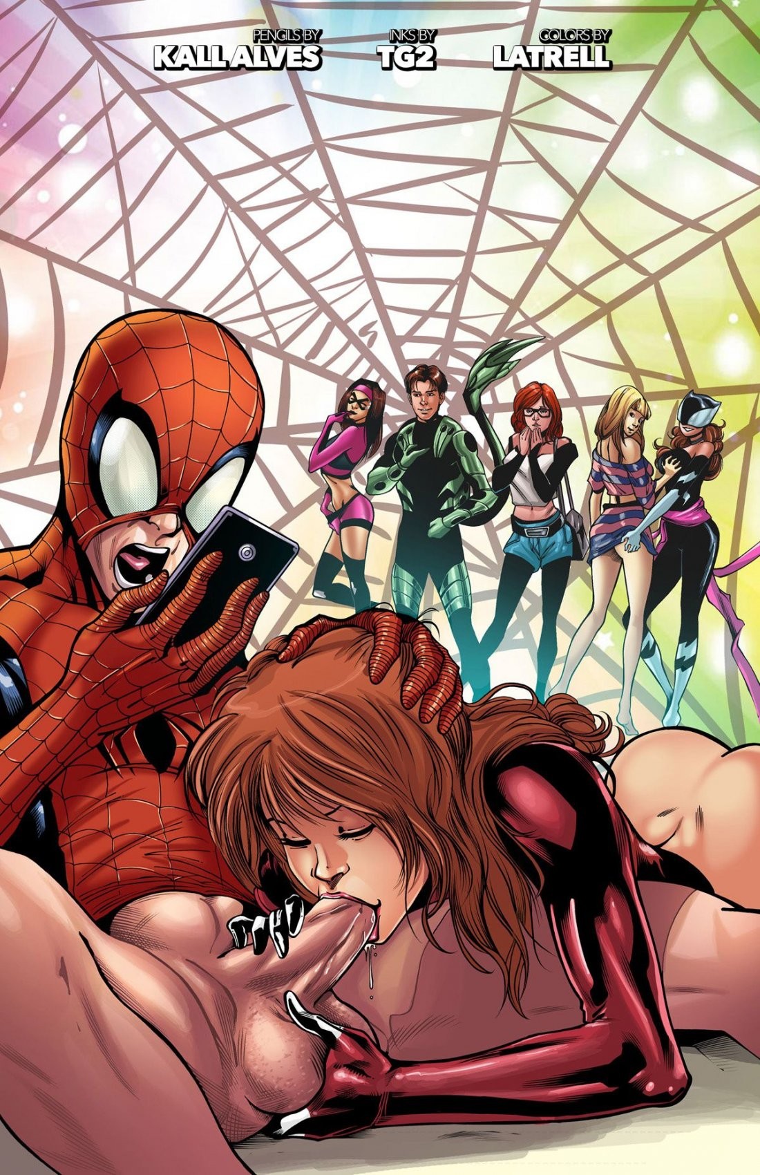 Ultimate Spider-Man XXX 12 - Spidercest - An itsy bitsy spider climbs up porn comic picture 11