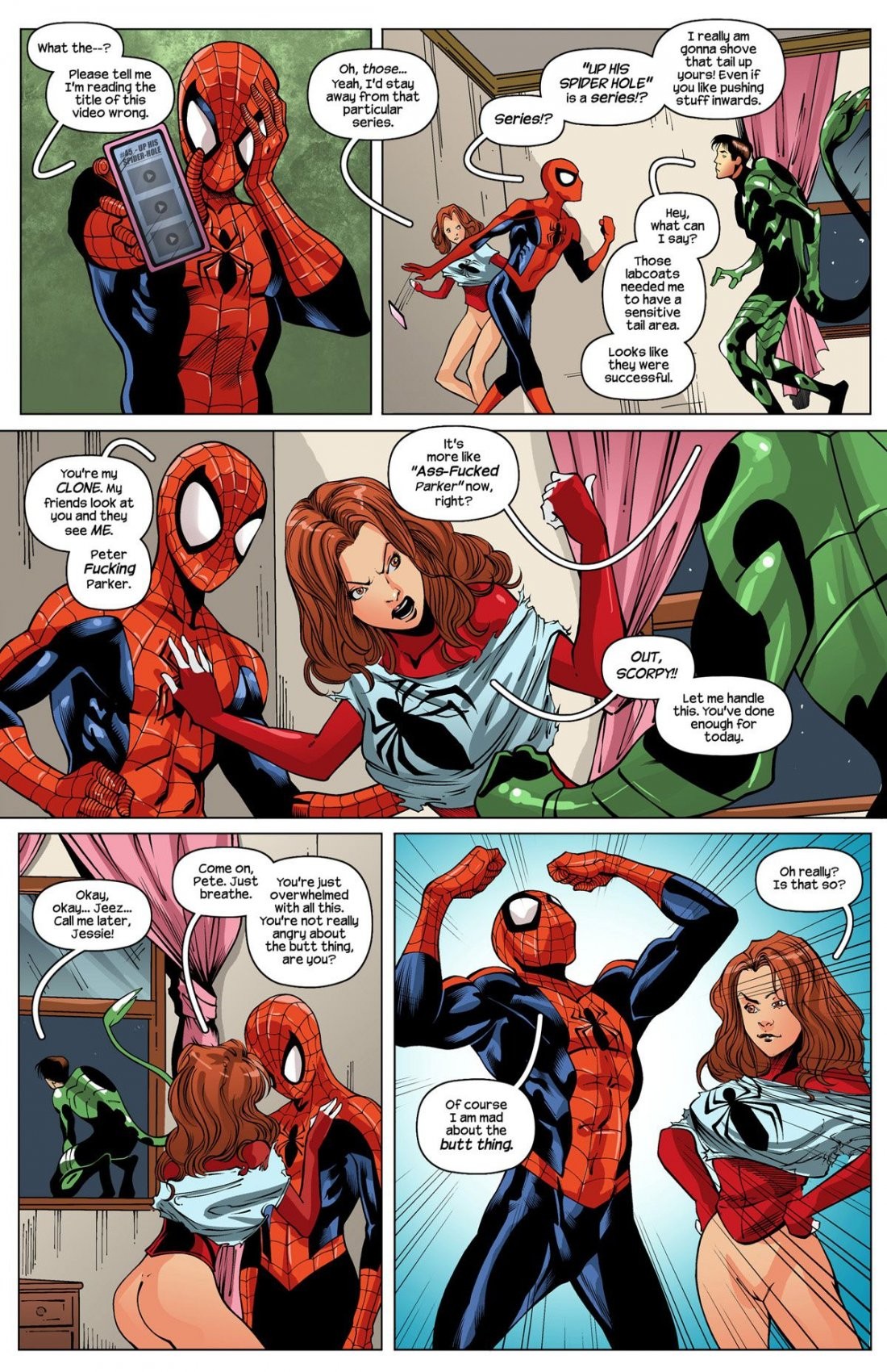 Ultimate Spider-Man XXX 12 - Spidercest - An itsy bitsy spider climbs up porn comic picture 4