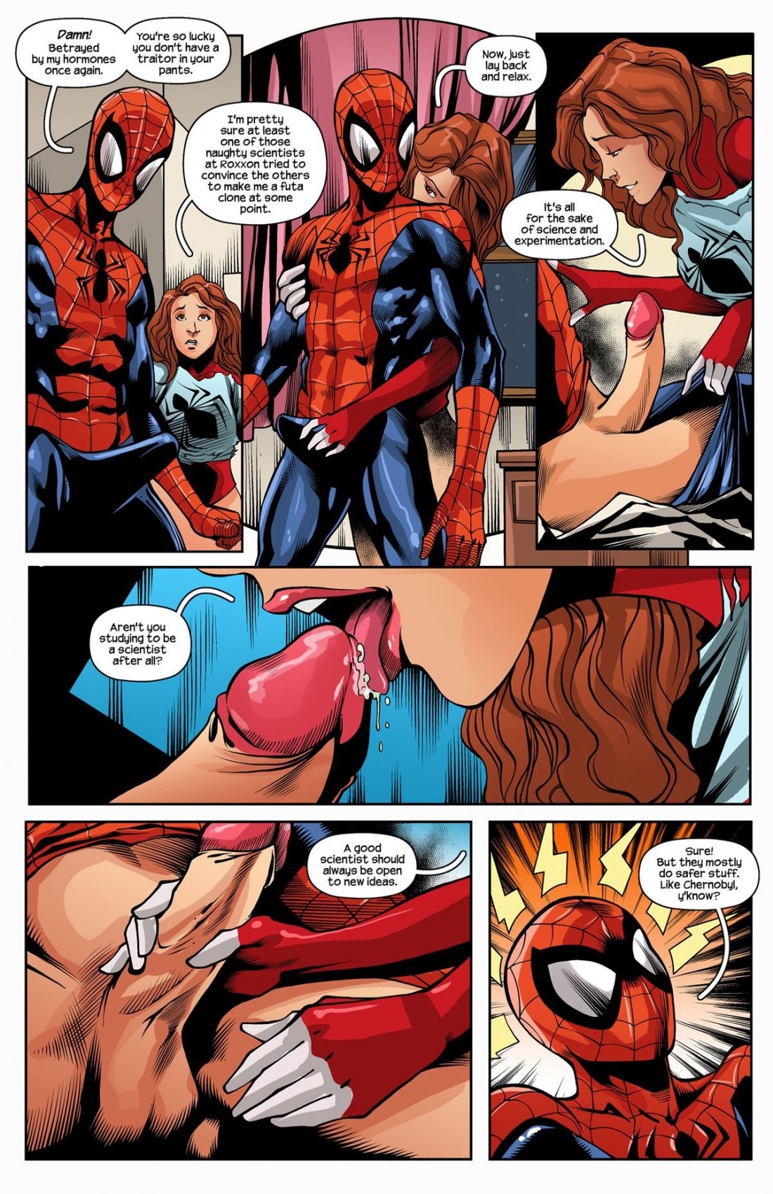 Ultimate Spider-Man XXX 12 - Spidercest - An itsy bitsy spider climbs up porn comic picture 6