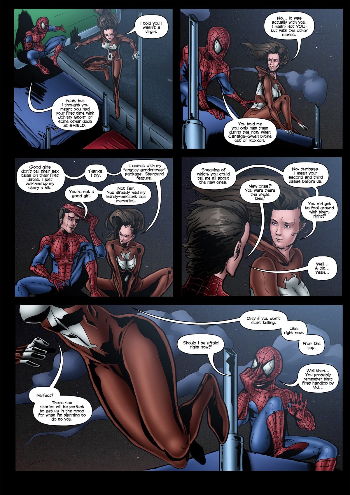 Ultimate Spider-Man XXX 7 - Spidercest - the stuff wet dreams are made of porn comic picture 5
