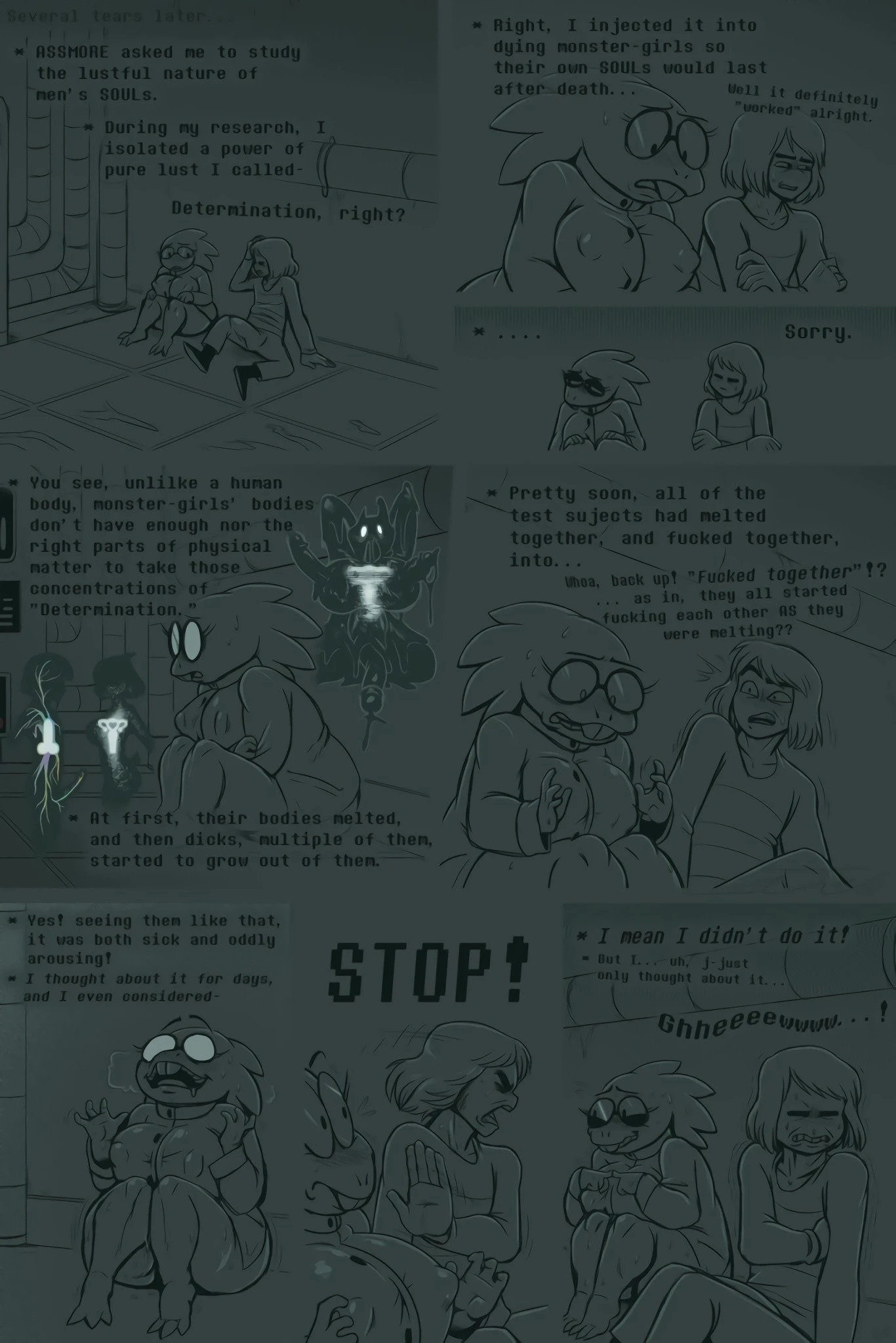 Under(her)tail Monster-GirlEdition 8 porn comic picture 15