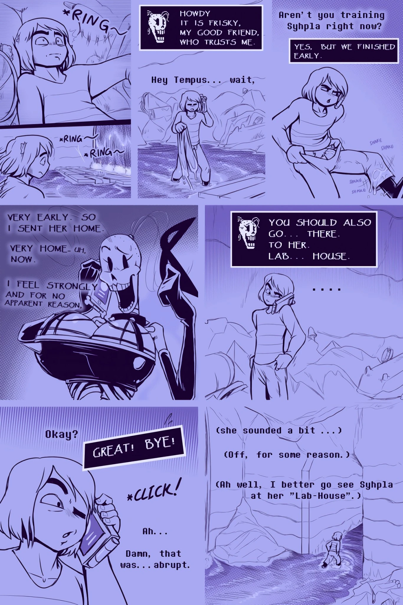 Under(her)tail Monster-GirlEdition 8 porn comic picture 3