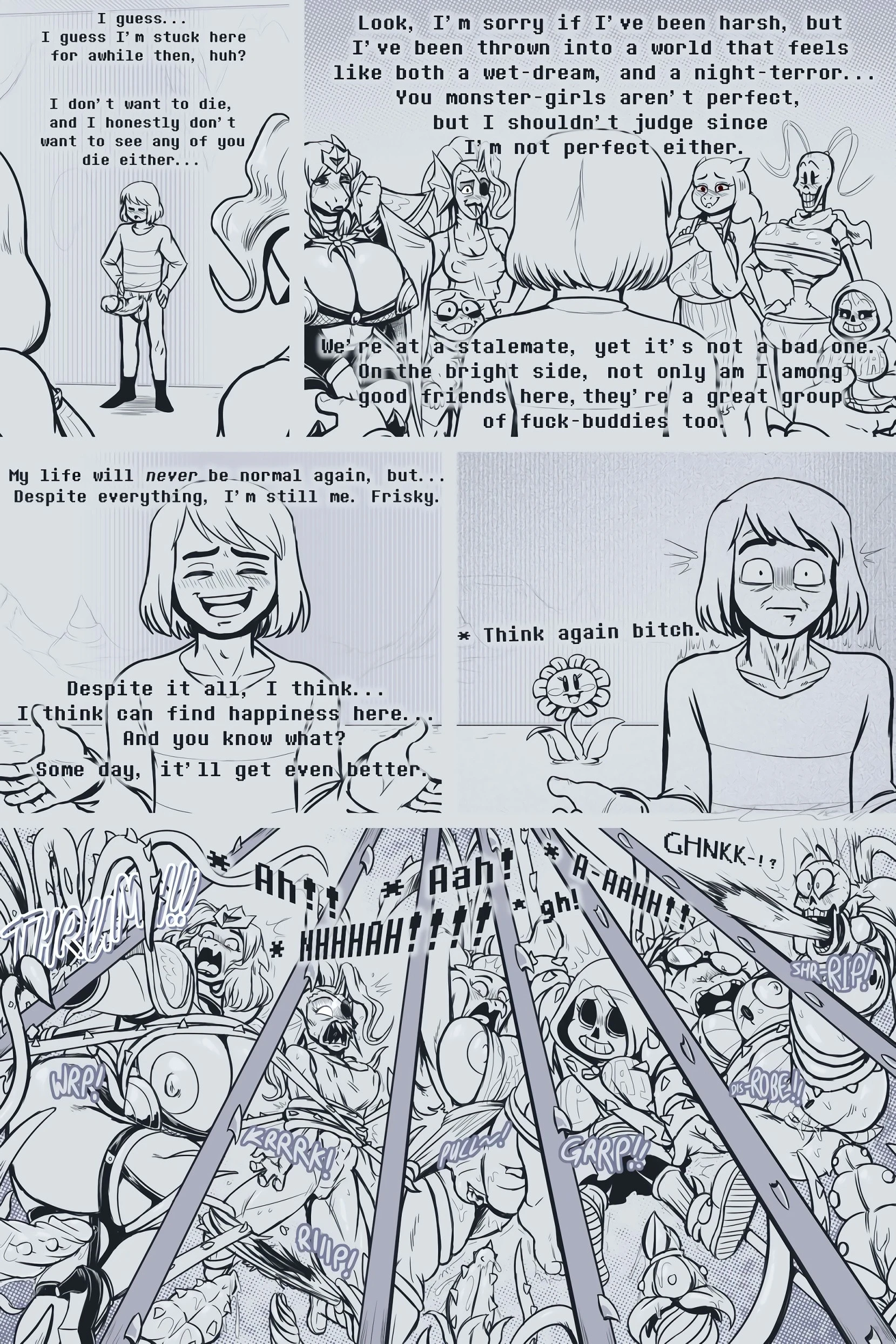 Under(her)tail Monster-GirlEdition 8 porn comic picture 30