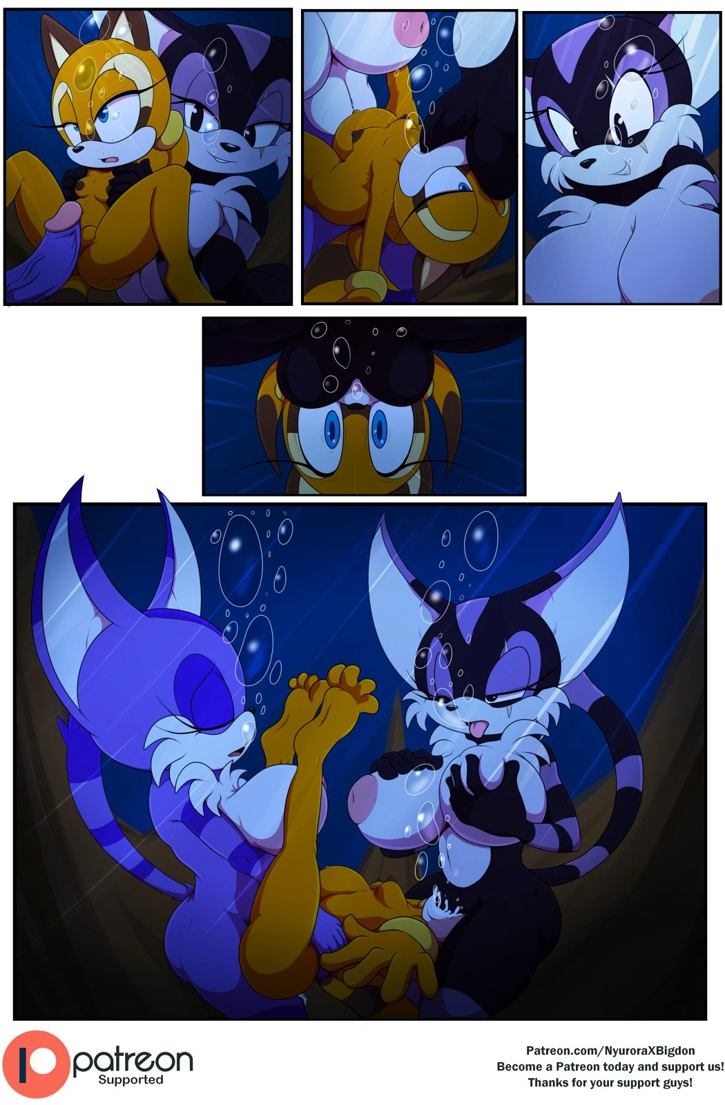 Unexpected Orgy Pool 2 porn comic picture 5