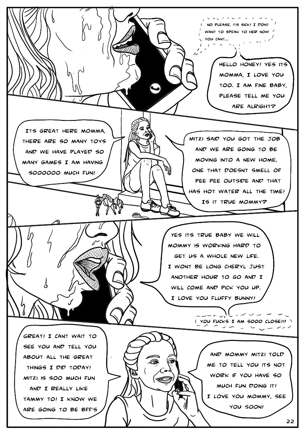 Unlucky Lorna the beginning porn comic picture 22