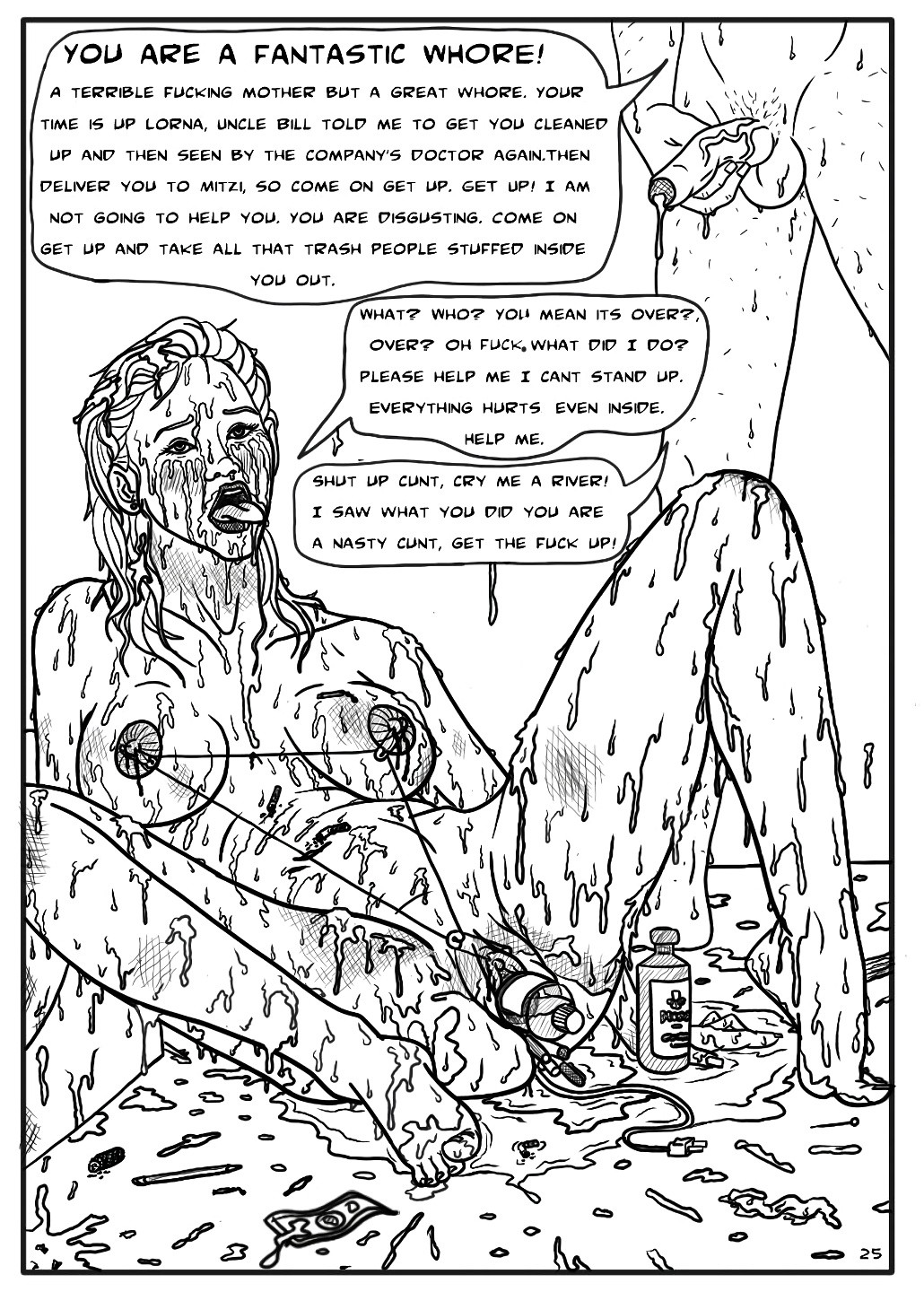 Unlucky Lorna the beginning porn comic picture 24