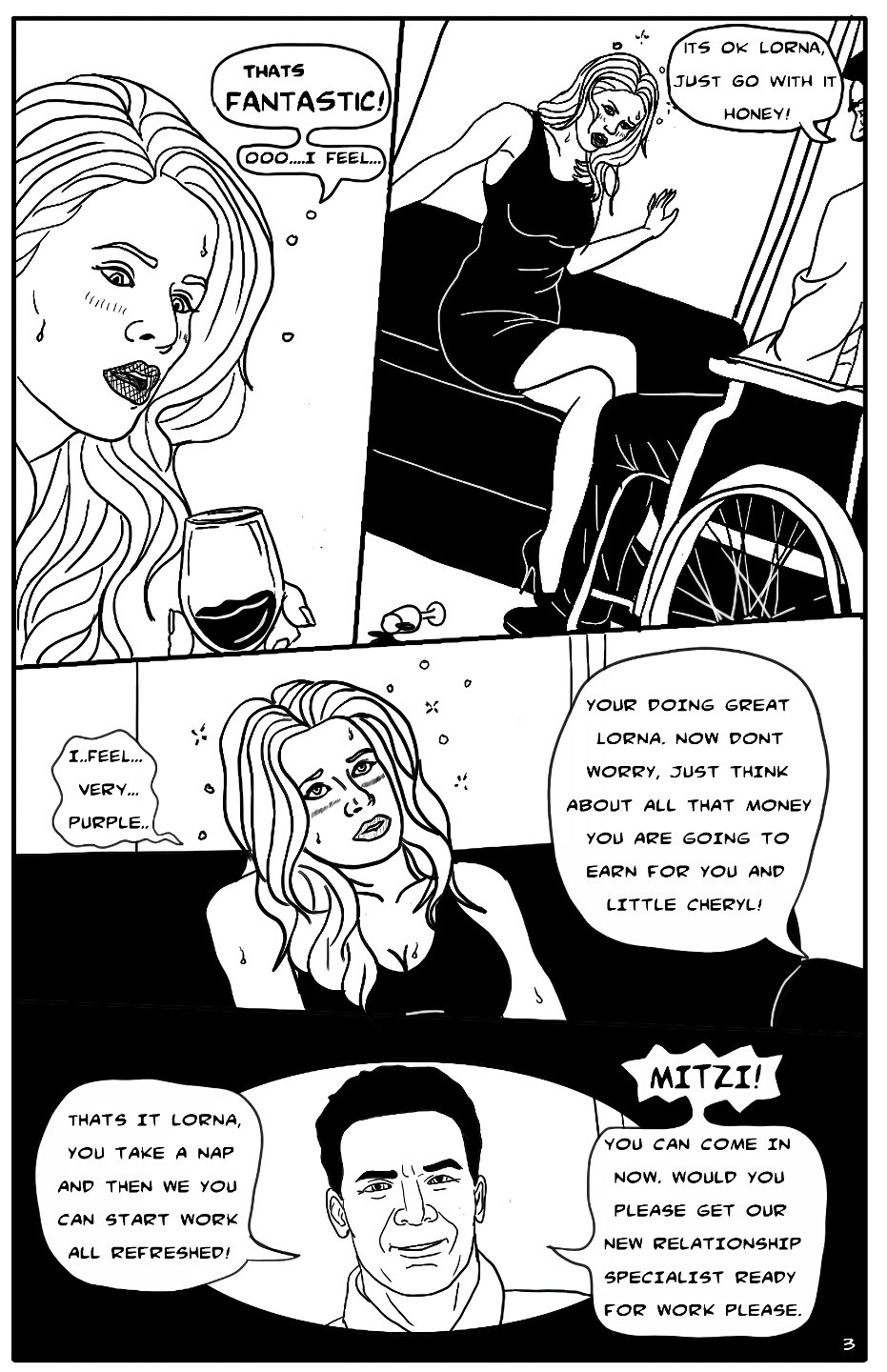 Unlucky Lorna the beginning porn comic picture 3